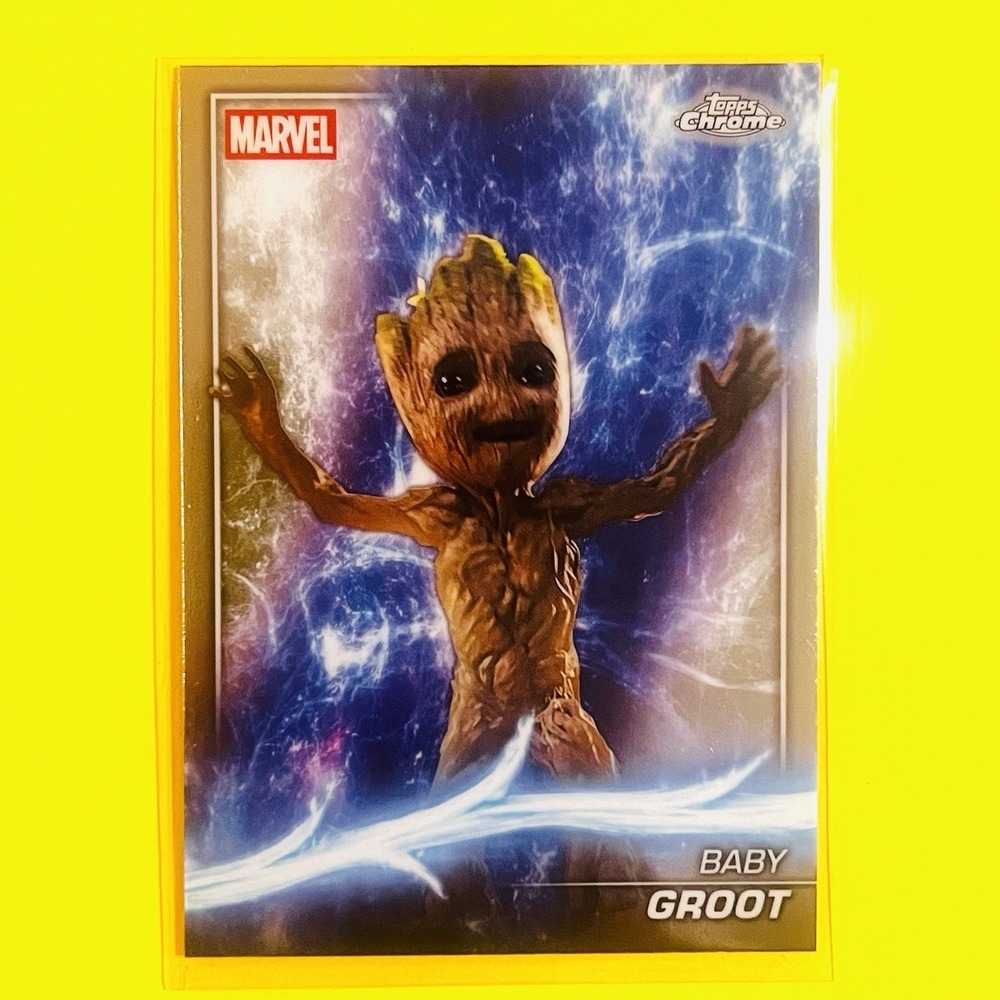 2025 Topps Marvel Chrome Baby Groot Guardians of the Galaxy Phase Three #73